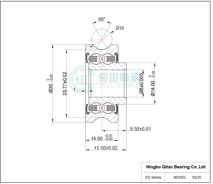SG25 Embroidery Machine Bearing