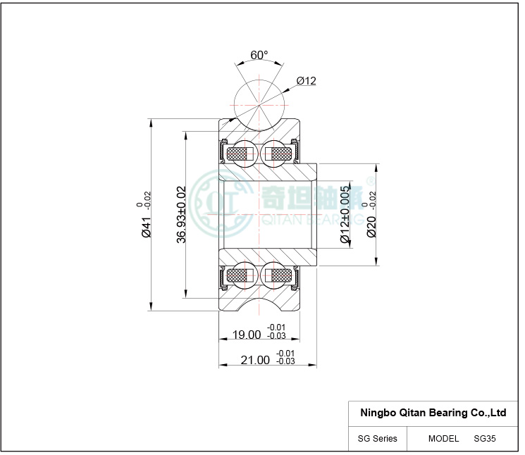 SG35 Embroidery Machine Bearing