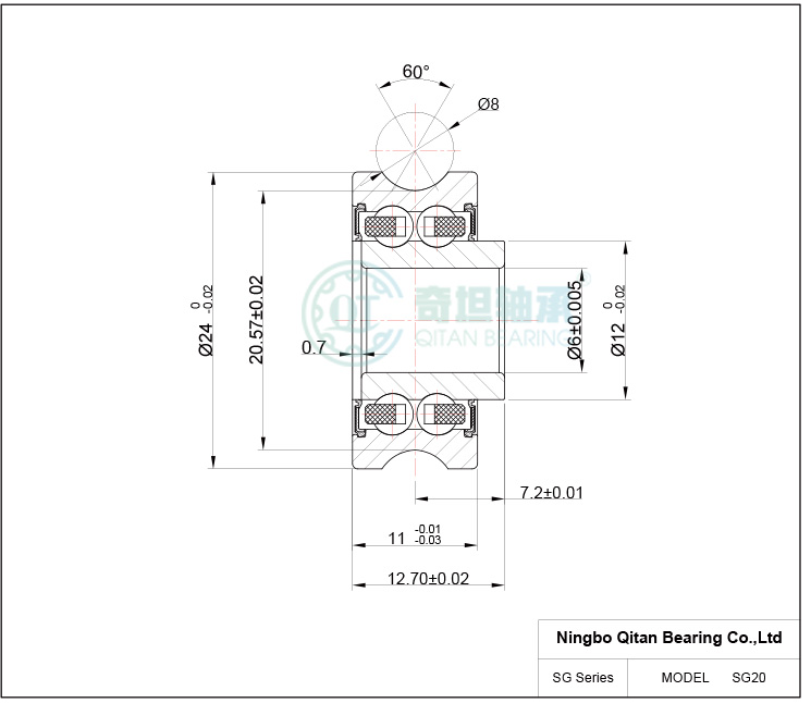 SG20 Embroidery Machine Bearing